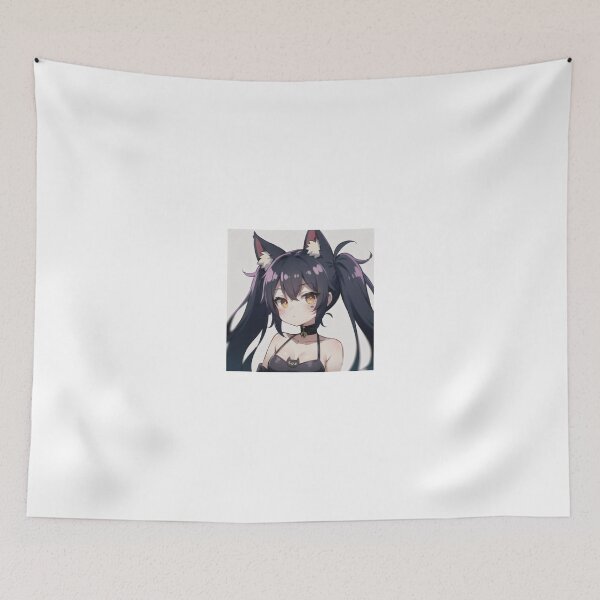 Item preview, A Beautiful Cute Chibi Bat Girl Sticker Very Kawaii designed and sold by HikariAtelier.