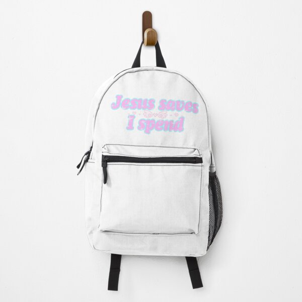 Item preview, jesus saves i spend y2k logo designed and sold by DivaLabs.
