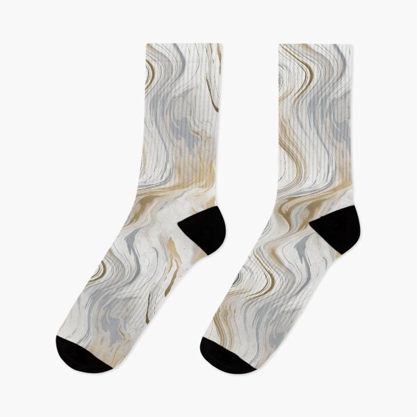 Item preview, Golden Marble Painted - Elegant White and Gold Marbling - Handcrafted Home Decor Accent designed and sold by Shadi Rosenow.