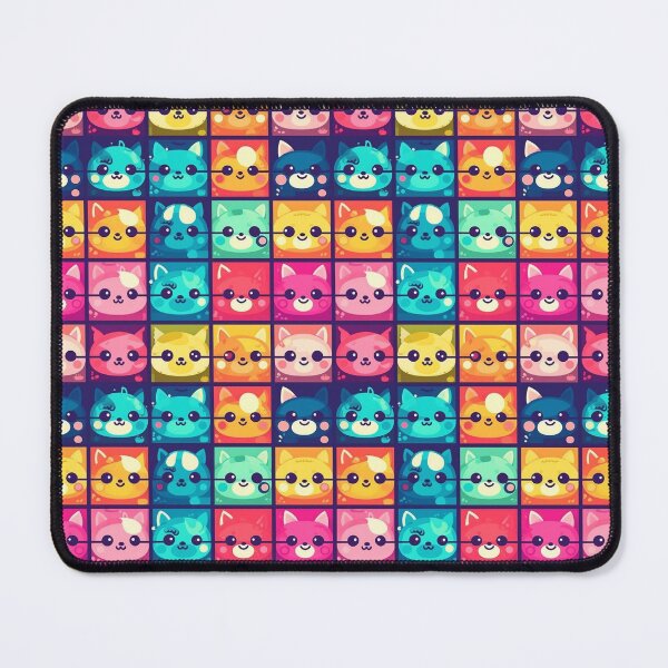 Item preview, Cute kitten cartoon pattern designed and sold by therubberduckie.