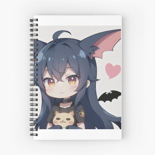 Item preview, A Beautiful Cute Chibi Bat Girl Sticker Very Kawaii designed and sold by HikariAtelier.
