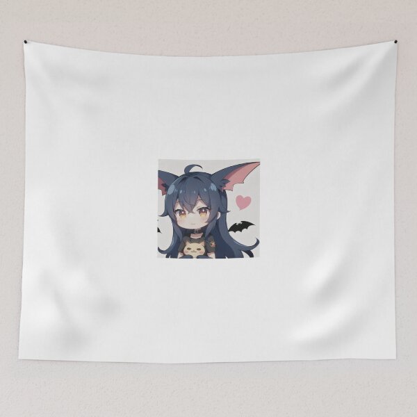 Item preview, A Beautiful Cute Chibi Bat Girl Sticker Very Kawaii designed and sold by HikariAtelier.