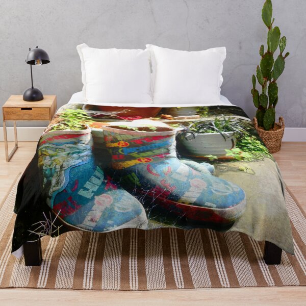 Item preview, Clovelly Wellie. Old boots as outside decor in the quintessential English seaside resort. designed and sold by JonDelorme.