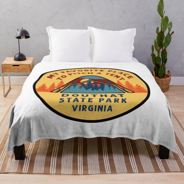 Item preview, Douthat State Park Virginia Tent Patch designed and sold by VanyaKar.