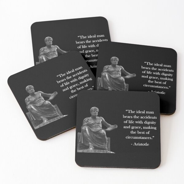 Item preview, Aristotle Quote - The Ideal Man designed and sold by Reed-Inc.