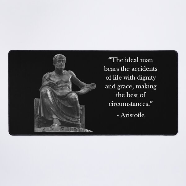 Item preview, Aristotle Quote - The Ideal Man designed and sold by Reed-Inc.