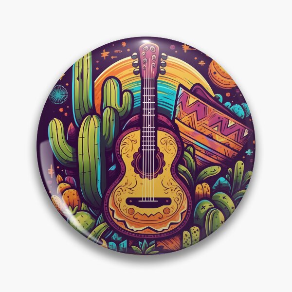 Item preview, Cinco de Mayo Design with Guitar and Cactus and sombrero designed and sold by Branjos.