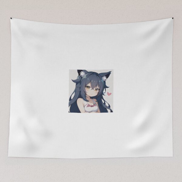Item preview, A Beautiful Cute Chibi Bat Girl Sticker Very Kawaii designed and sold by HikariAtelier.