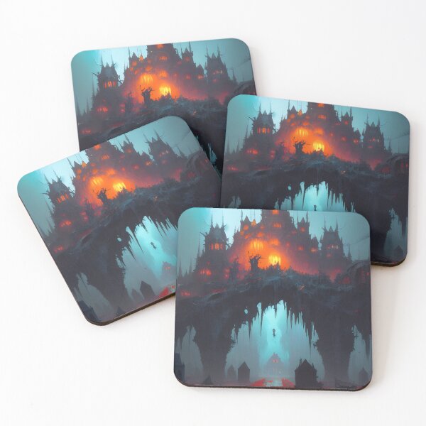 Item preview, Castle of Dead Fantasy Landscape Drawing Spooky  designed and sold by VersoShopping.