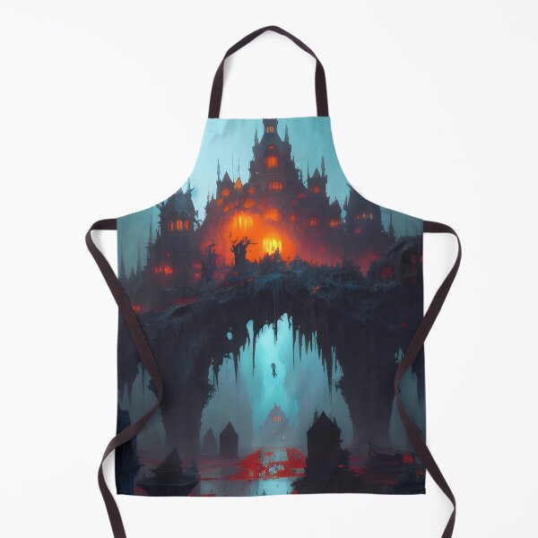 Item preview, Castle of Dead Fantasy Landscape Drawing Spooky  designed and sold by VersoShopping.