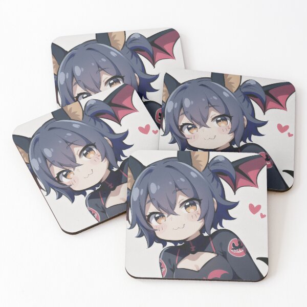 Item preview, A Beautiful Cute Chibi Bat Girl Sticker Very Kawaii designed and sold by HikariAtelier.