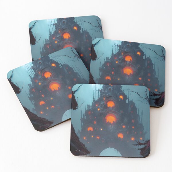 Item preview, Castle of the Dead Fantasy Landscape Drawing Spooky  designed and sold by VersoShopping.