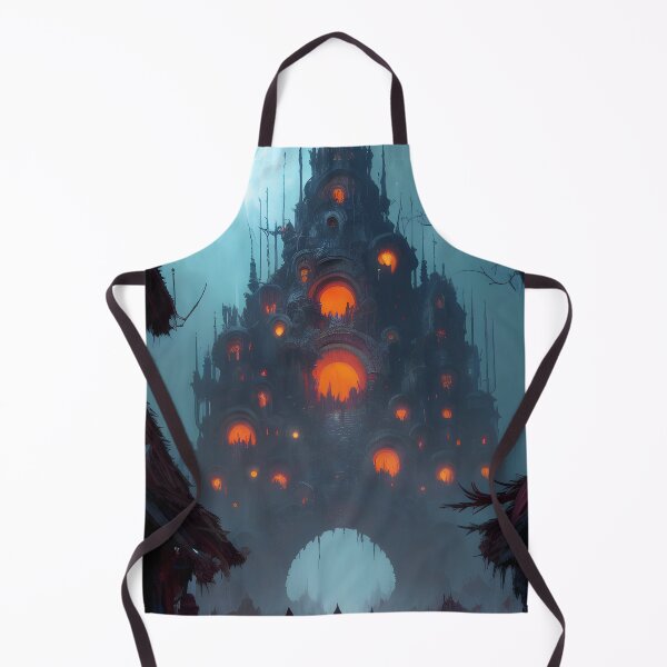 Item preview, Castle of the Dead Fantasy Landscape Drawing Spooky  designed and sold by VersoShopping.