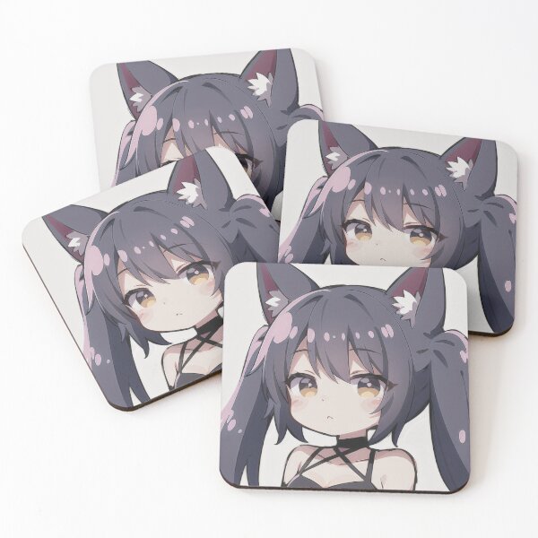 Item preview, A Beautiful Cute Chibi Bat Girl Sticker Very Kawaii designed and sold by HikariAtelier.