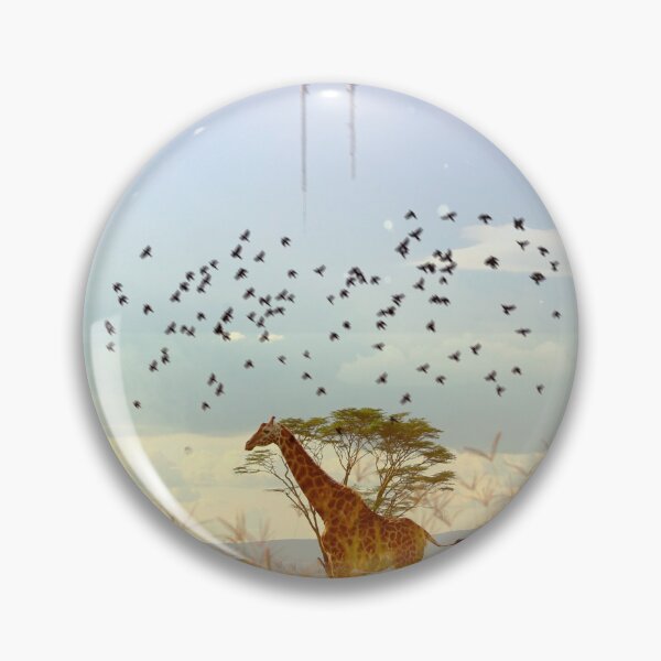 Item preview, Duality of Worlds: Giraffe and Birds vs. New York City designed and sold by therubberduckie.