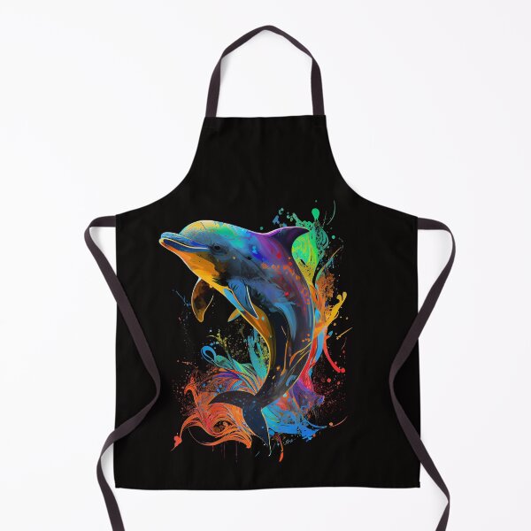 Item preview, Dolphin Pop Art Design Colorful Dolphin Lover Design designed and sold by adsman68.