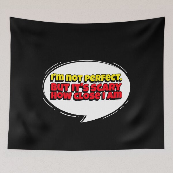 Item preview, I'm Not Perfect Comic (Graphic) designed and sold by Allyoudois.