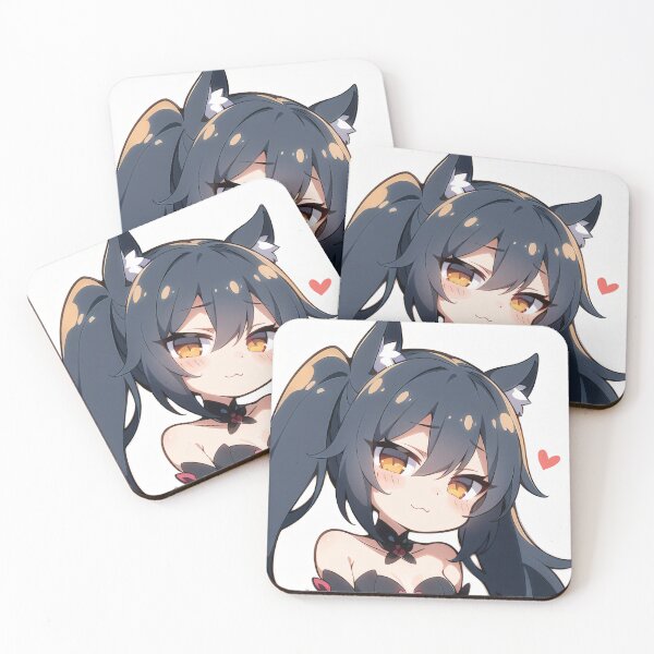 Item preview, A Beautiful Cute Chibi Bat Girl Sticker Very Kawaii designed and sold by HikariAtelier.