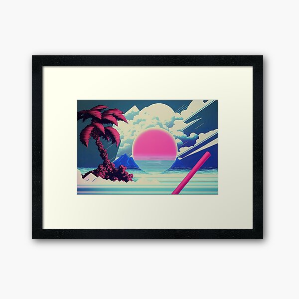Item preview, Nostalgia Wave: A Vaporwave Odyssey Through Time and Memory designed and sold by Mullet Monkey.