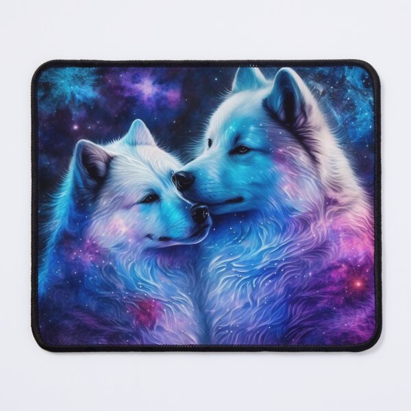 Item preview, Samoyed Pair designed and sold by Nocturne Paws.