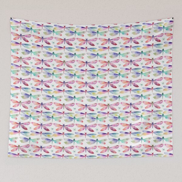 Item preview, Colorful Dragonfly Pattern designed and sold by ayladesignz.