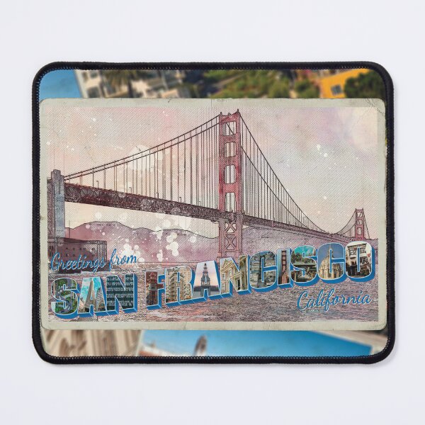 Item preview, Greetings from San Francisco in California Vintage style retro souvenir designed and sold by DeveloperProp0.