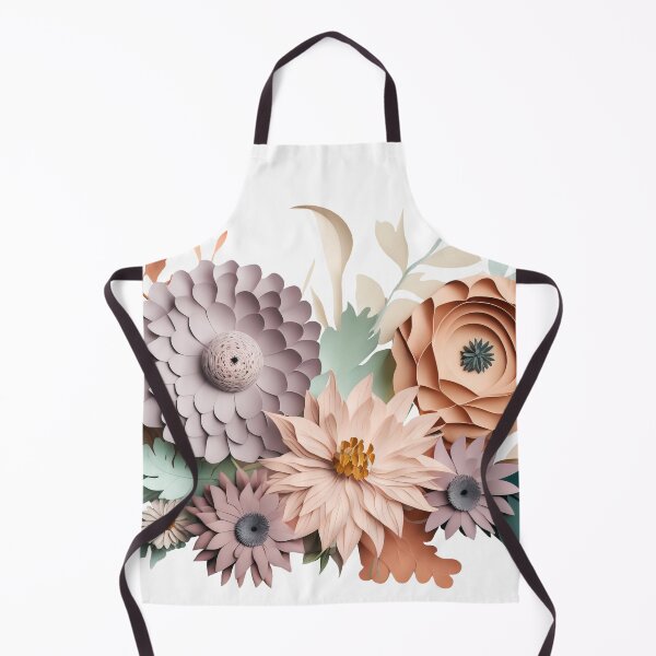 Item preview, Abstract Cut Paper Flowers Isolated on White Background .AI generated Illustration. designed and sold by svetlanna.
