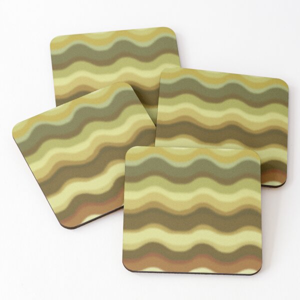 Item preview, Fuzzy Wavy Earth Tones designed and sold by neuraldaydreams.