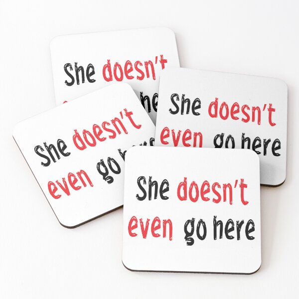 Item preview, She doesn't go here designed and sold by NoelNiedo.