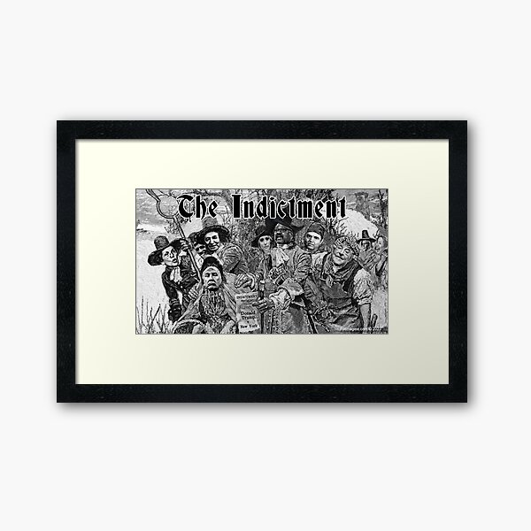 Witch Hunt: The Indictment Framed Art Print