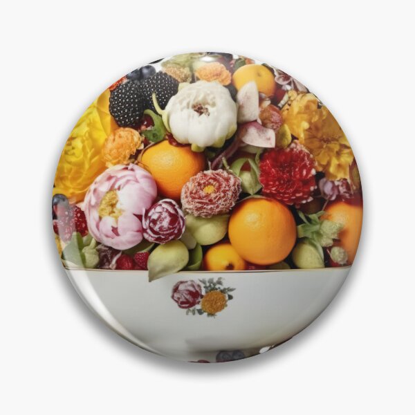 Item preview, Giant Tea cup of fruits and flowers, isolated PNG 30 designed and sold by jetaiart.