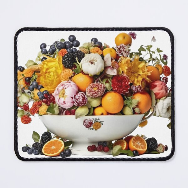 Item preview, Giant Tea cup of fruits and flowers, isolated PNG 30 designed and sold by jetaiart.