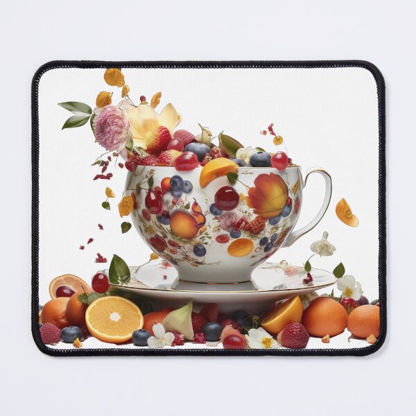 Item preview, Giant Tea cup of fruits and flowers, isolated PNG 31 designed and sold by jetaiart.