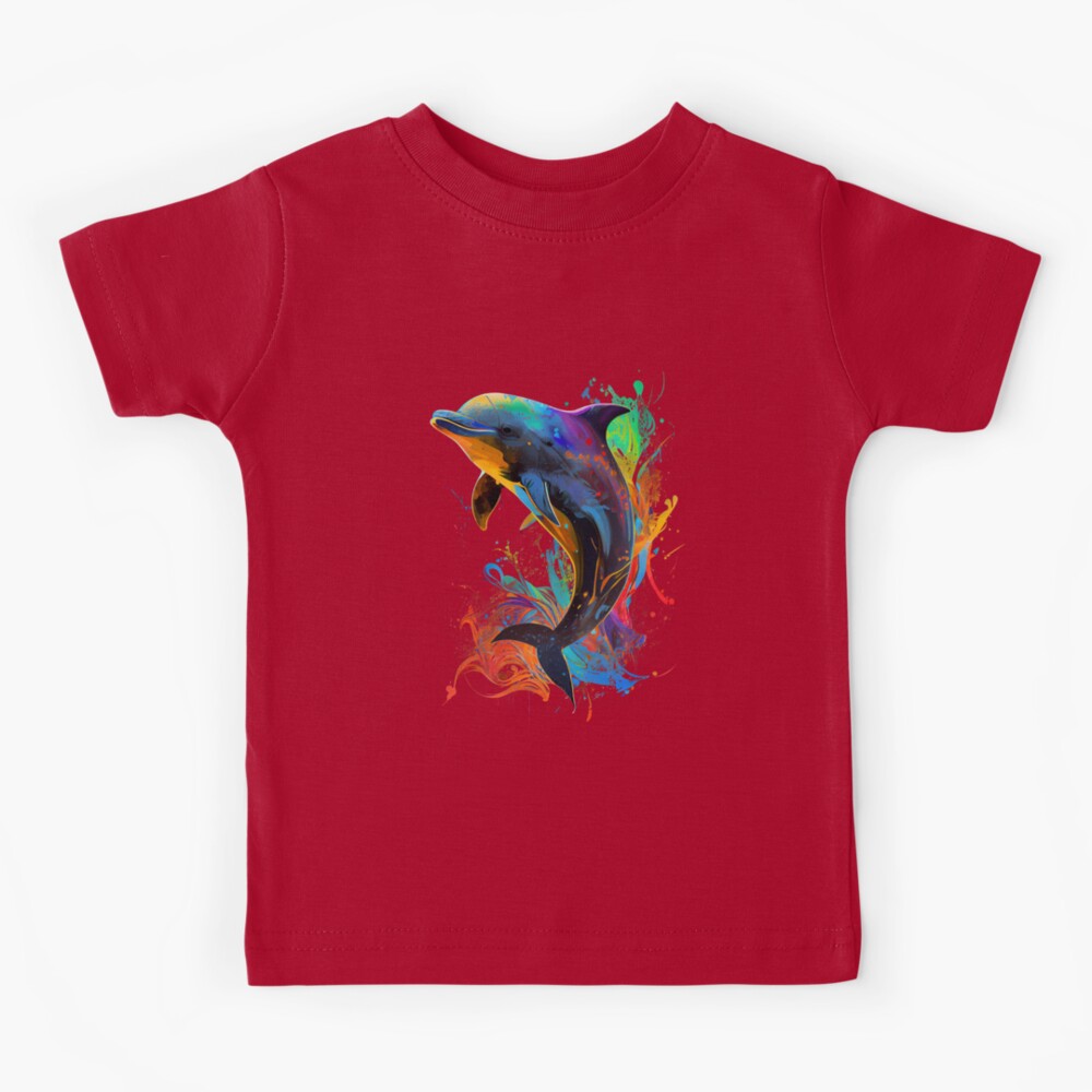 Children's T-shirt Art Kit with Dolphin and Waves – Teresa's Spot for All  Things Art