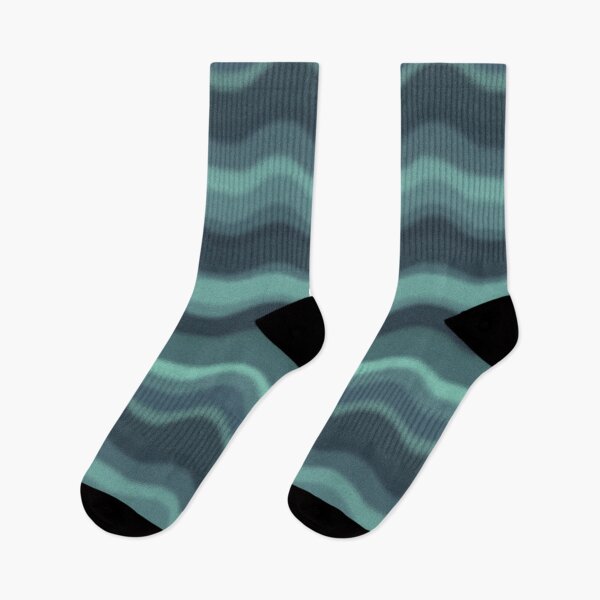 Item preview, Fuzzy Waves Blue Tones designed and sold by neuraldaydreams.