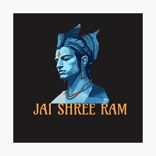 Item preview, Jai Shree Ram designed and sold by MidgardWonders.