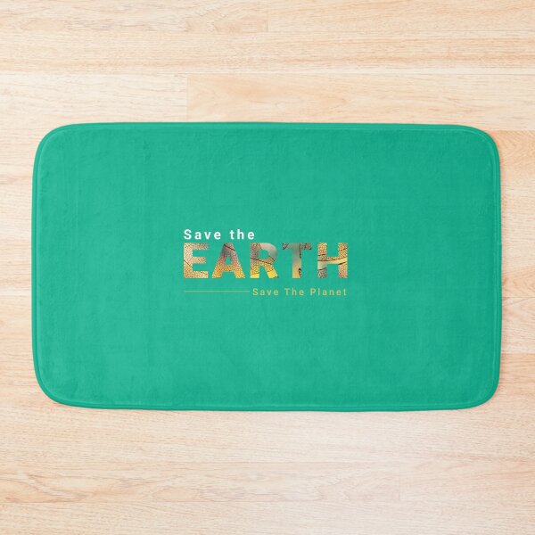 Aperçu de l'œuvre Sauvez la terre sauvez la planète Design pour les personnes qui aiment la terre et l'environnement. créée et vendue par Billion-design.