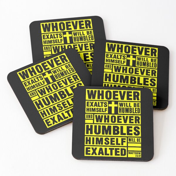 Item preview, Matthew 23:12 Whoever Humbles Himself Will Be Exalted designed and sold by plushism.