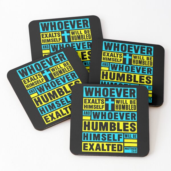 Item preview, Matthew 23:12 Whoever Humbles Himself Will Be Exalted designed and sold by plushism.