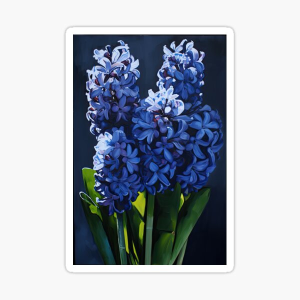 Aperçu de l'œuvre Blue Hyacinth  créée et vendue par Vanover Designs.