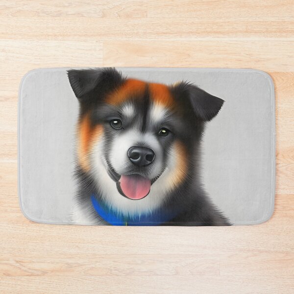 Item preview, Cute Akita puppy, charcoal drawing, Ai Generated Art  designed and sold by ACC .