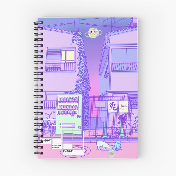 Item preview, Lofiart Spiral Notebook designed and sold by lostsaram.