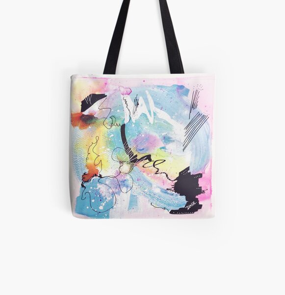 Color Twisted #9 Allover-Print Tote Bag