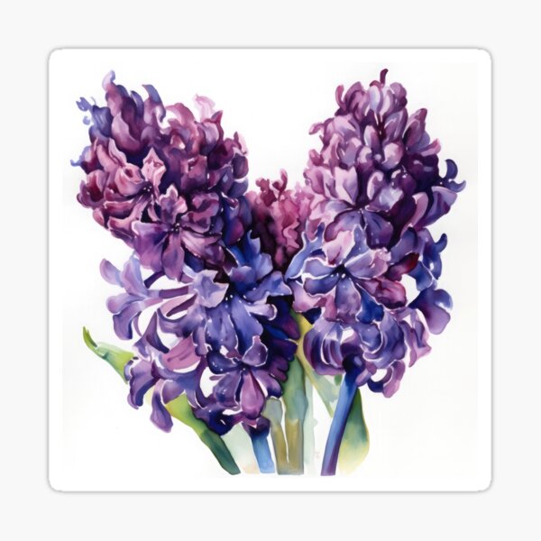Aperçu de l'œuvre Purple Hyacinth  créée et vendue par Vanover Designs.