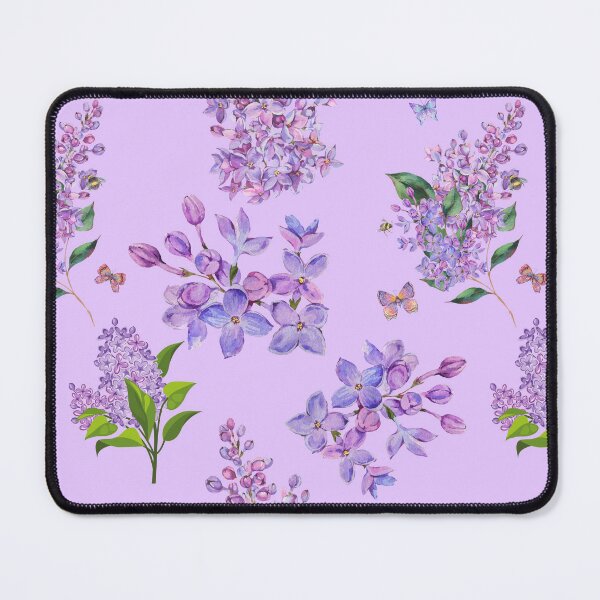 Item preview, Lilac floral pattern designed and sold by RainbowTribeDsn.