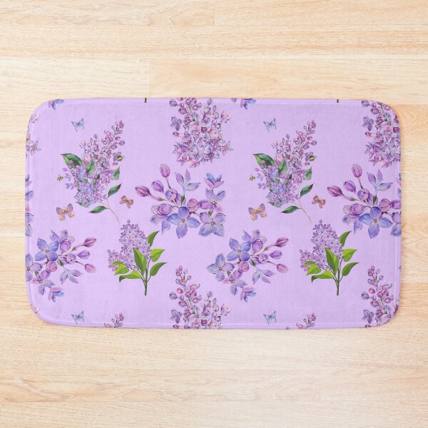 Item preview, Lilac floral pattern designed and sold by RainbowTribeDsn.