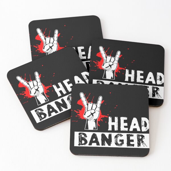 Item preview, Headbanger - With Horns Up - Dark    designed and sold by HighsmithRhian.