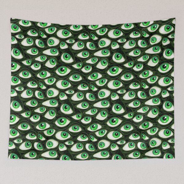Item preview,  Wall of Eyes in Green designed and sold by Paisley Yazel.