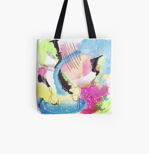Color Twisted #11 Allover-Print Tote Bag