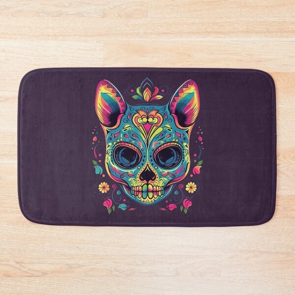 Item preview, Cinco de Mayo sticker pack floral cat skull designed and sold by Branjos.
